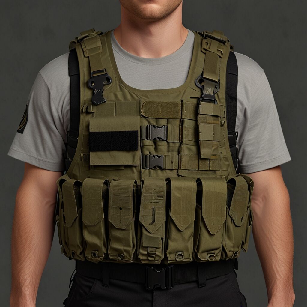 Blackhawk vest with adjustable fit