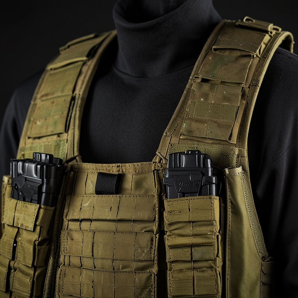 Blackhawk vest with quick-access pouches