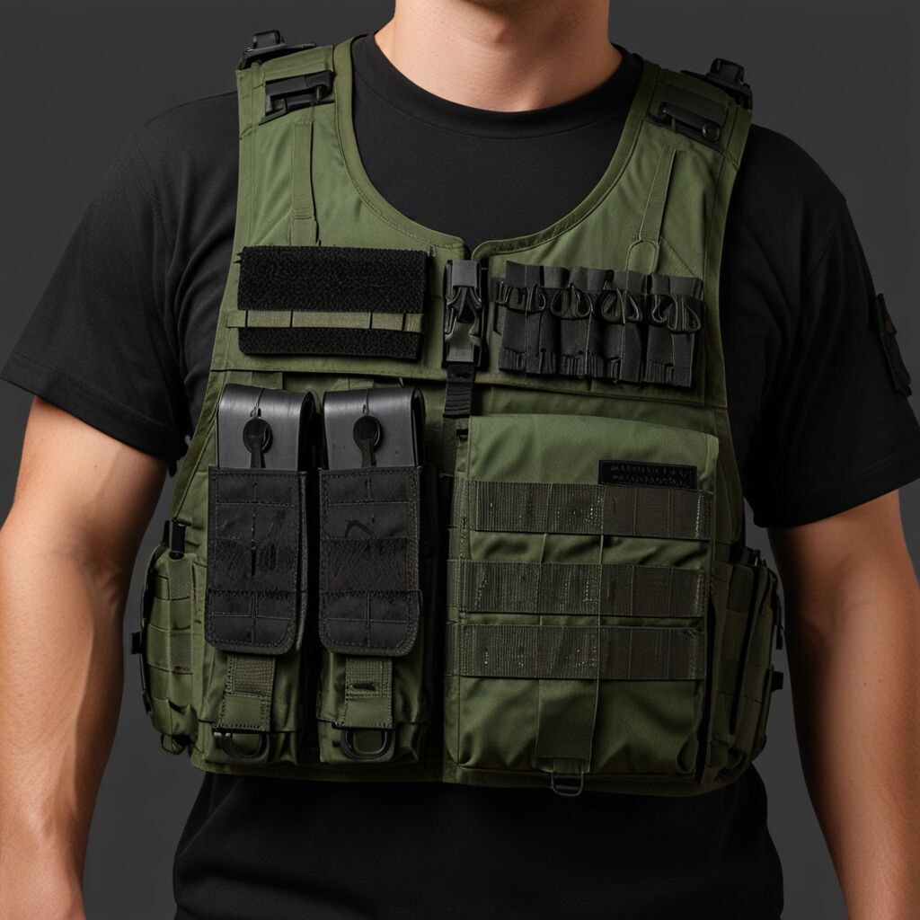 Reflective patches on night duty gear