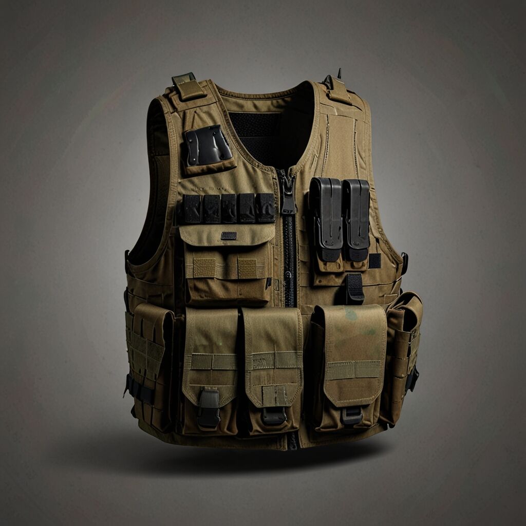 Tactical vest pocket fits radio